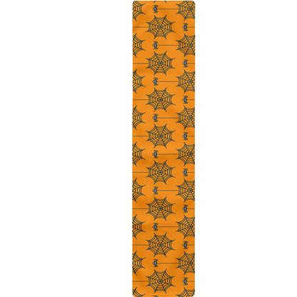 Halloween Spider Web Pattern Print Table Runner