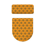 Halloween Spider Web Pattern Print Toilet Lid And Tank Cover Set