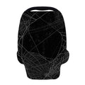 Halloween Spider Web Print Baby Seat Cover