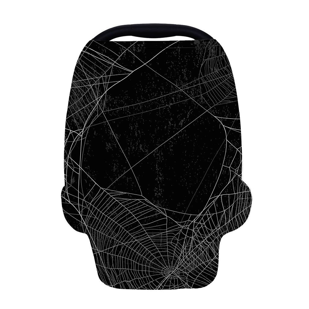 Halloween Spider Web Print Baby Seat Cover