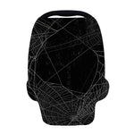 Halloween Spider Web Print Baby Seat Cover