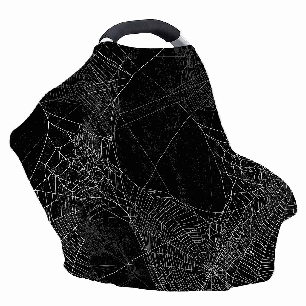Halloween Spider Web Print Baby Seat Cover