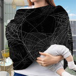 Halloween Spider Web Print Baby Seat Cover