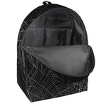 Halloween Spider Web Print Backpack