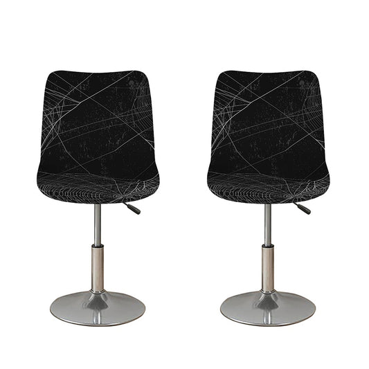 Halloween Spider Web Print Bar Stool Covers