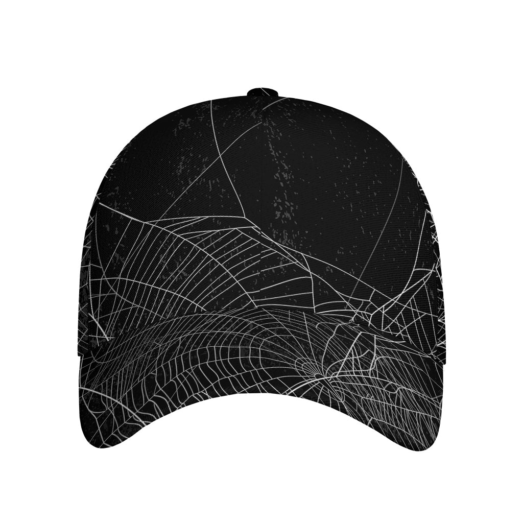Halloween Spider Web Print Baseball Cap