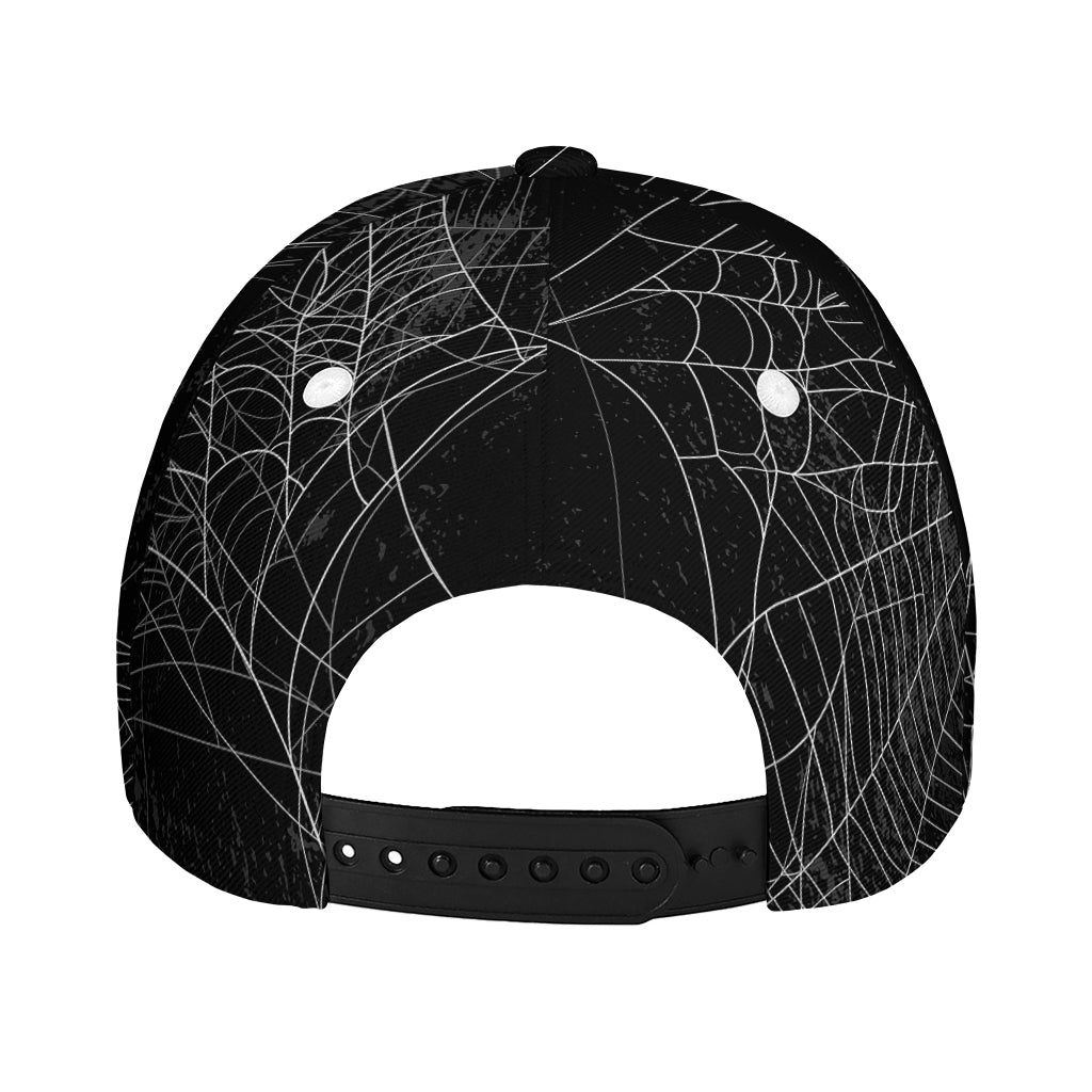 Halloween Spider Web Print Baseball Cap