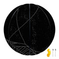 Halloween Spider Web Print Basketball