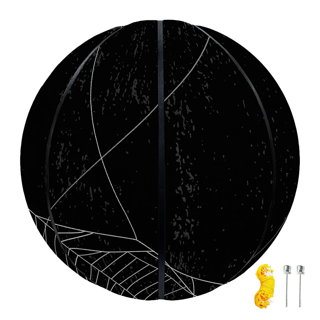 Halloween Spider Web Print Basketball