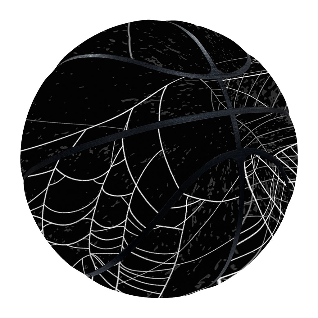 Halloween Spider Web Print Basketball