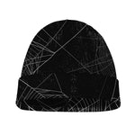 Halloween Spider Web Print Beanie