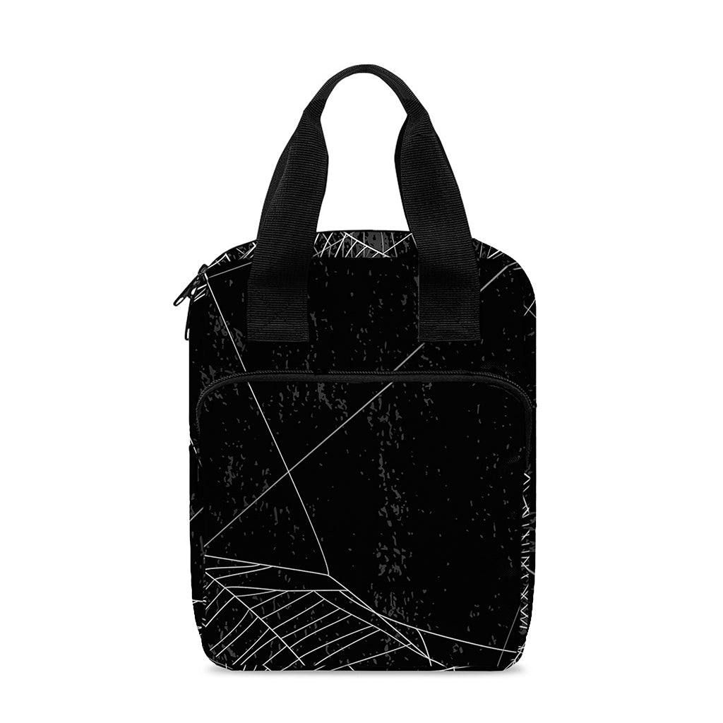 Halloween Spider Web Print Bible Tote Bag