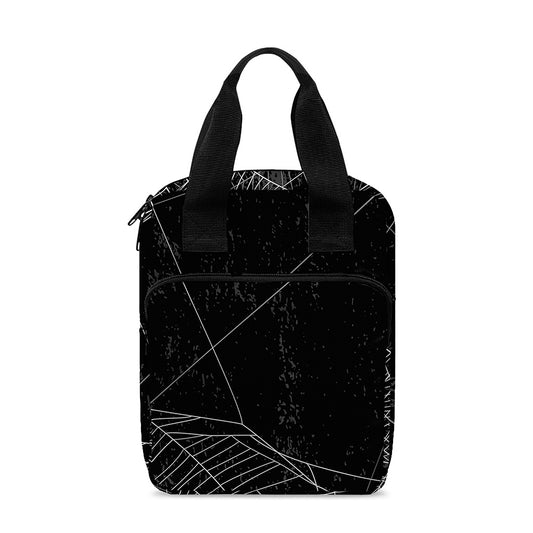 Halloween Spider Web Print Bible Tote Bag