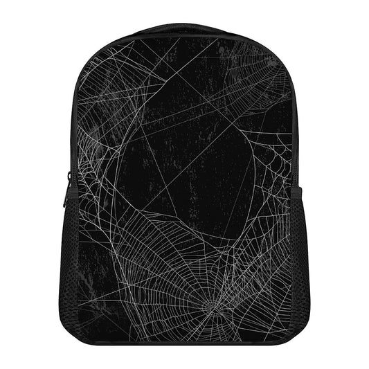 Halloween Spider Web Print Casual Backpack