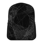 Halloween Spider Web Print Casual Backpack