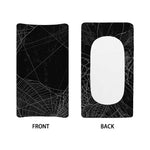 Halloween Spider Web Print Changing Pad Cover