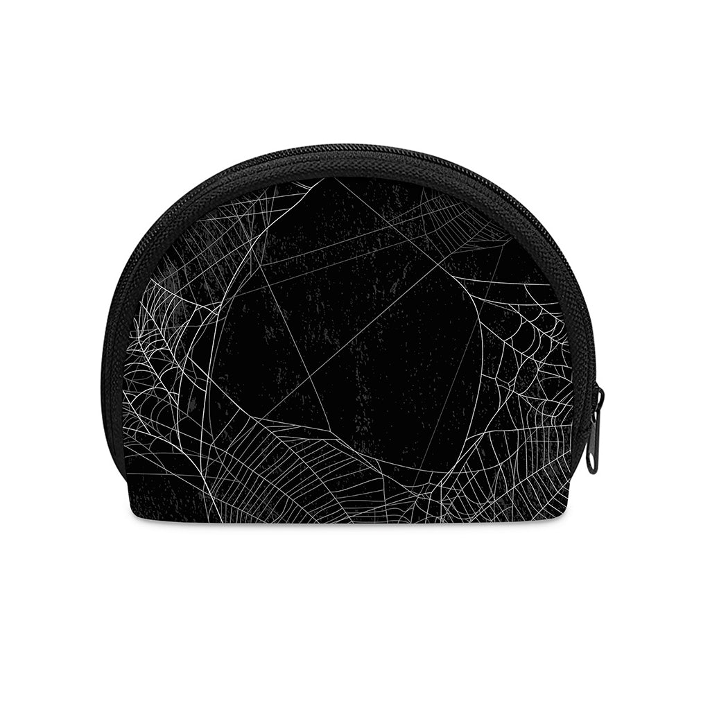 Halloween Spider Web Print Coin Purse
