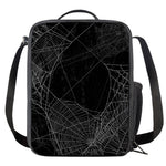 Halloween Spider Web Print Crossbody Lunch Bag
