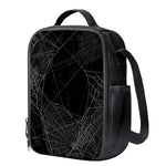 Halloween Spider Web Print Crossbody Lunch Bag