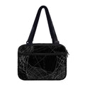 Halloween Spider Web Print Double Strap Bible Bag