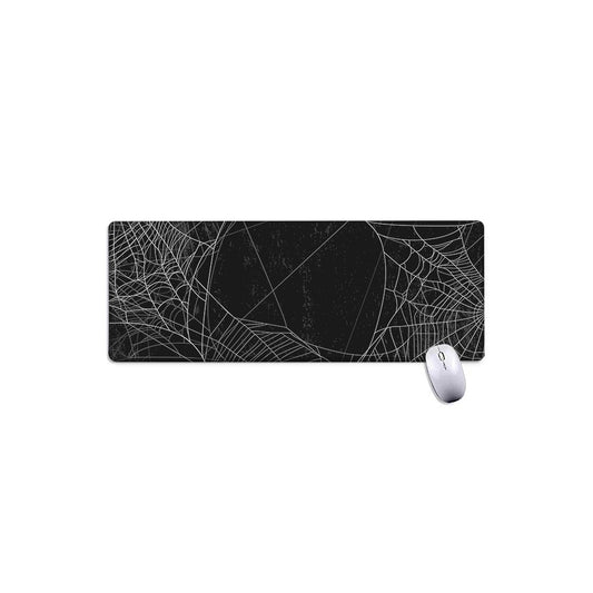 Halloween Spider Web Print Extended Mouse Pad