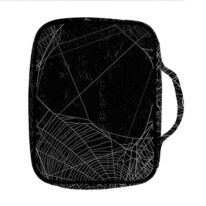 Halloween Spider Web Print Front Pocket Bible Bag