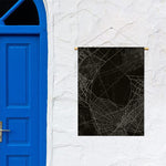 Halloween Spider Web Print Garden Flag