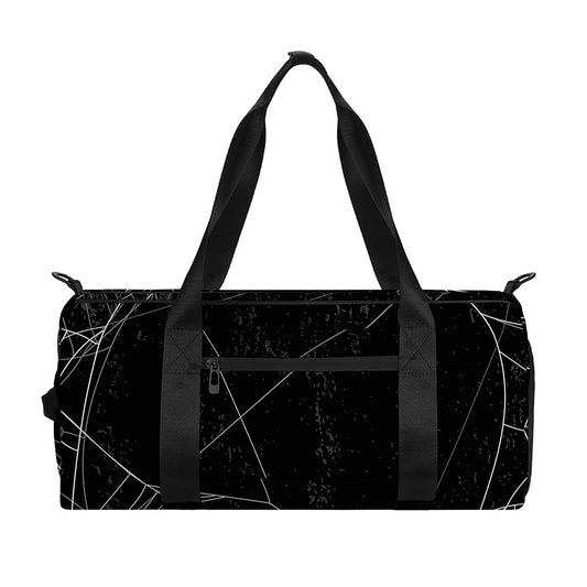 Halloween Spider Web Print Gym Bag