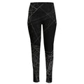 Halloween Spider Web Print High-Waisted Pocket Leggings
