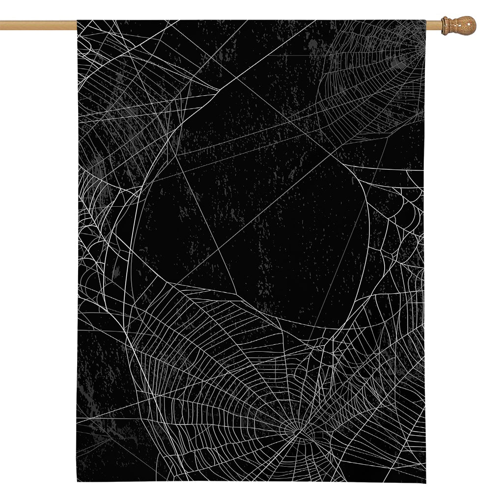 Halloween Spider Web Print House Flag