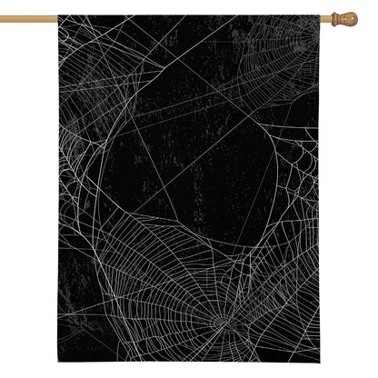 Halloween Spider Web Print House Flag