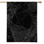 Halloween Spider Web Print House Flag