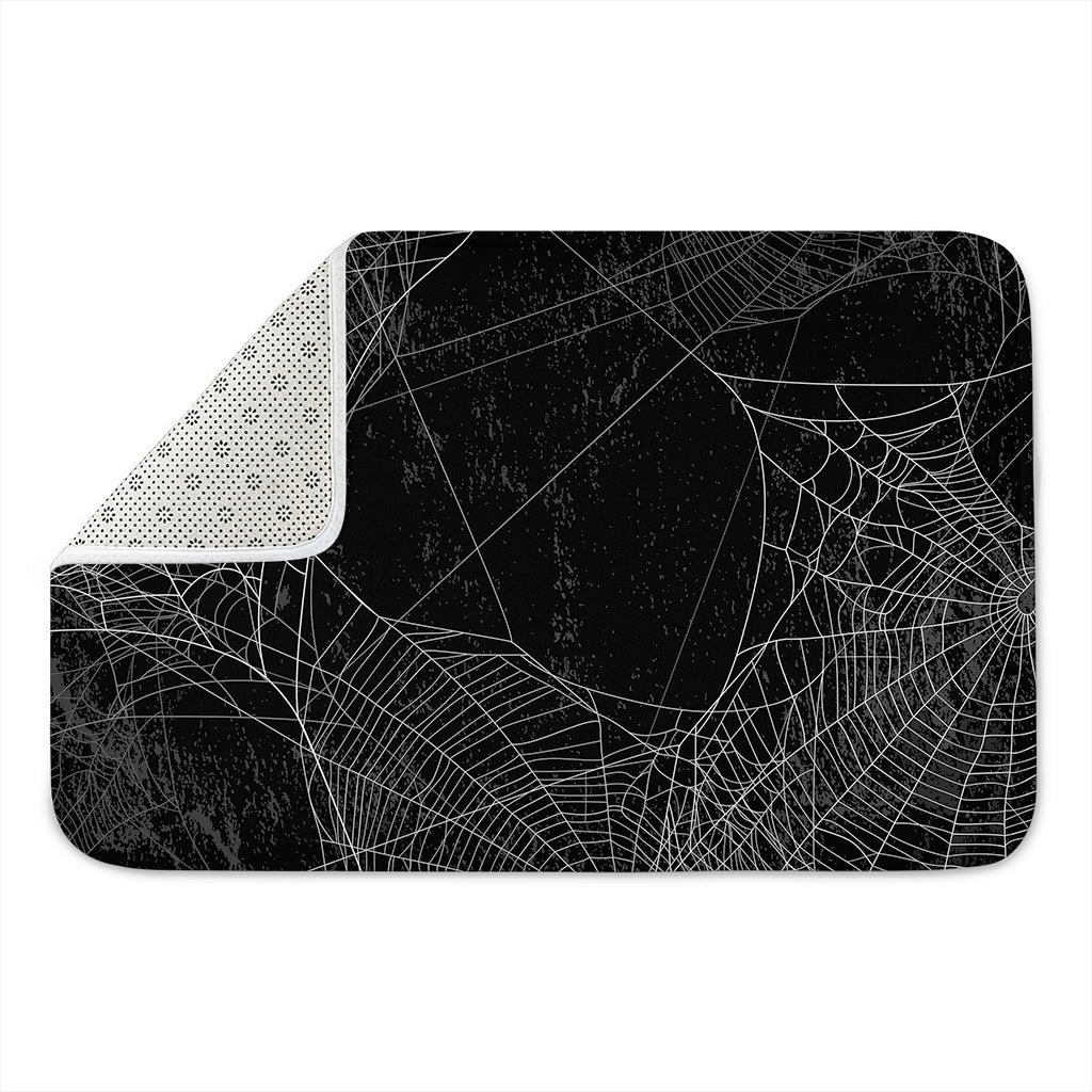 Halloween Spider Web Print Indoor Door Mat