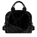Halloween Spider Web Print Insulated Lunch Bag