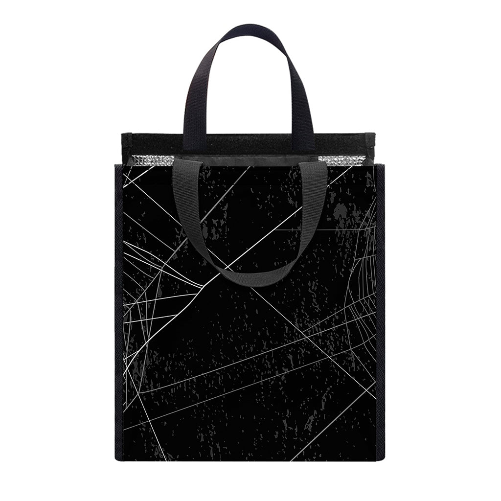 Halloween Spider Web Print Insulated Lunch Tote