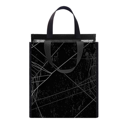 Halloween Spider Web Print Insulated Lunch Tote