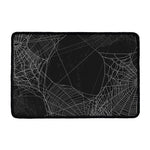 Halloween Spider Web Print Kitchen Mat