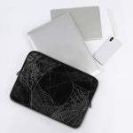 Halloween Spider Web Print Laptop Sleeve