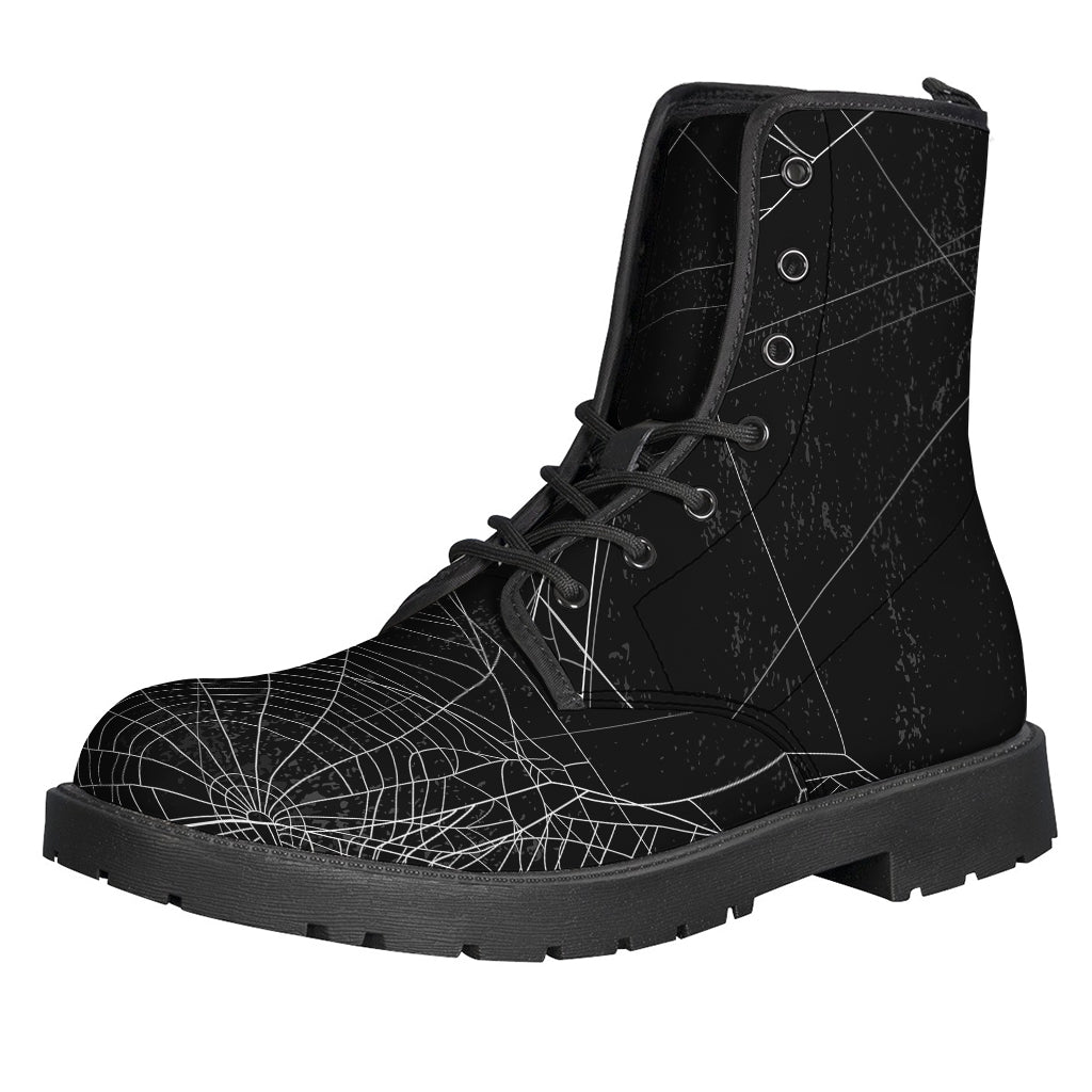 Halloween Spider Web Print Backpack