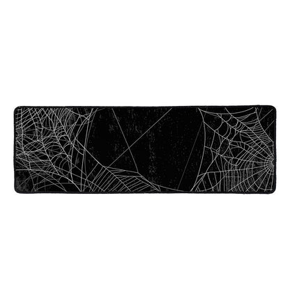Halloween Spider Web Print Long Kitchen Mat