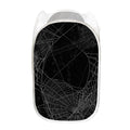 Halloween Spider Web Print Mesh Laundry Hamper