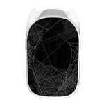 Halloween Spider Web Print Mesh Laundry Hamper