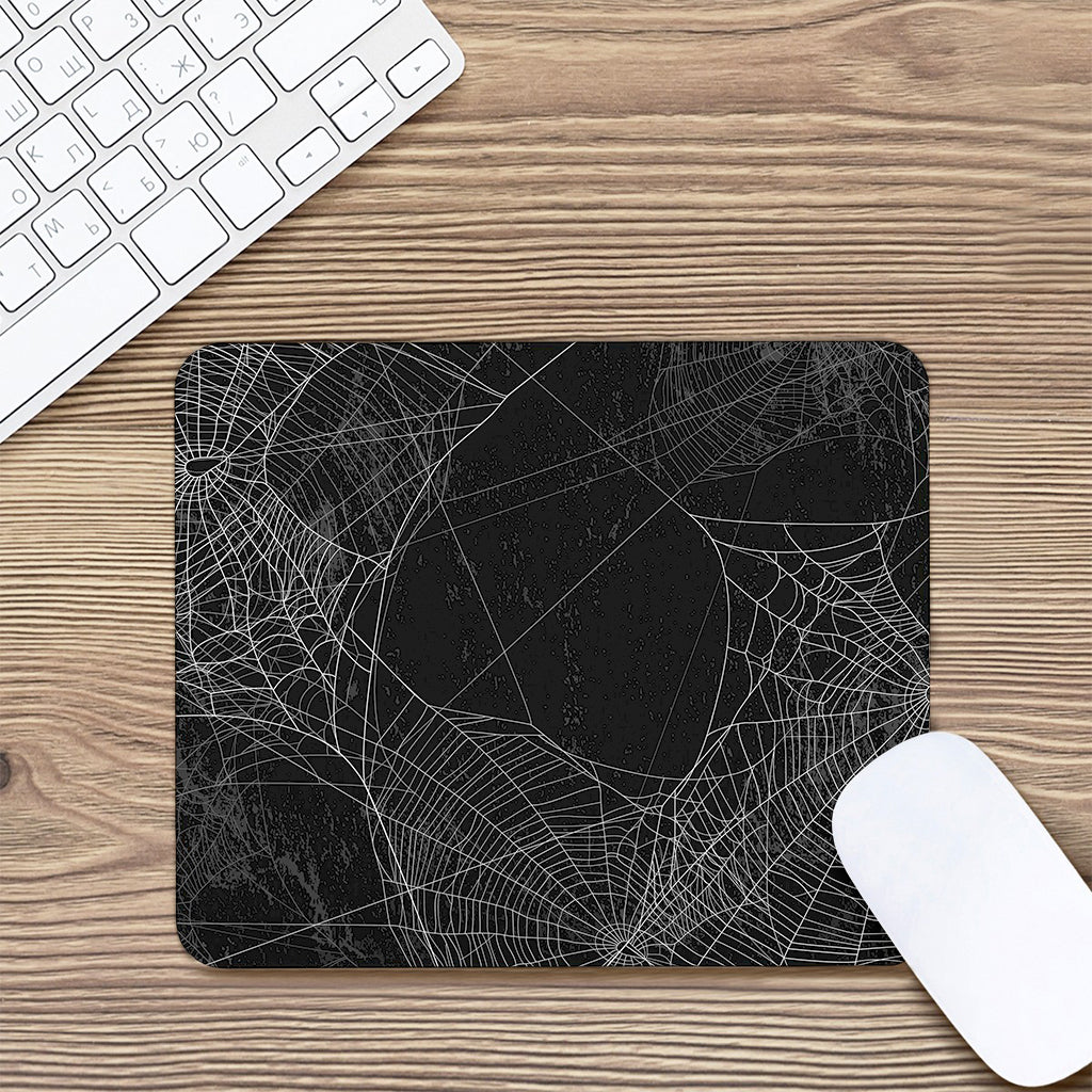 Halloween Spider Web Print Mouse Pad