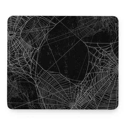 Halloween Spider Web Print Mouse Pad