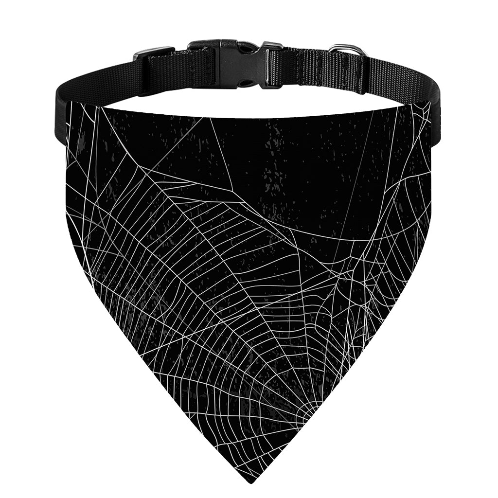 Halloween Spider Web Print Over The Collar Dog Bandana