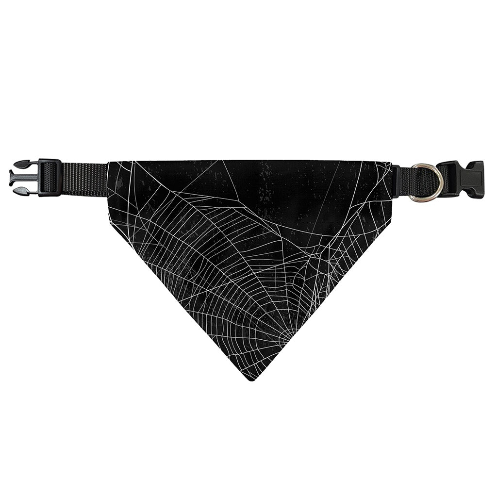 Halloween Spider Web Print Over The Collar Dog Bandana