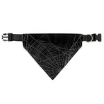 Halloween Spider Web Print Over The Collar Dog Bandana