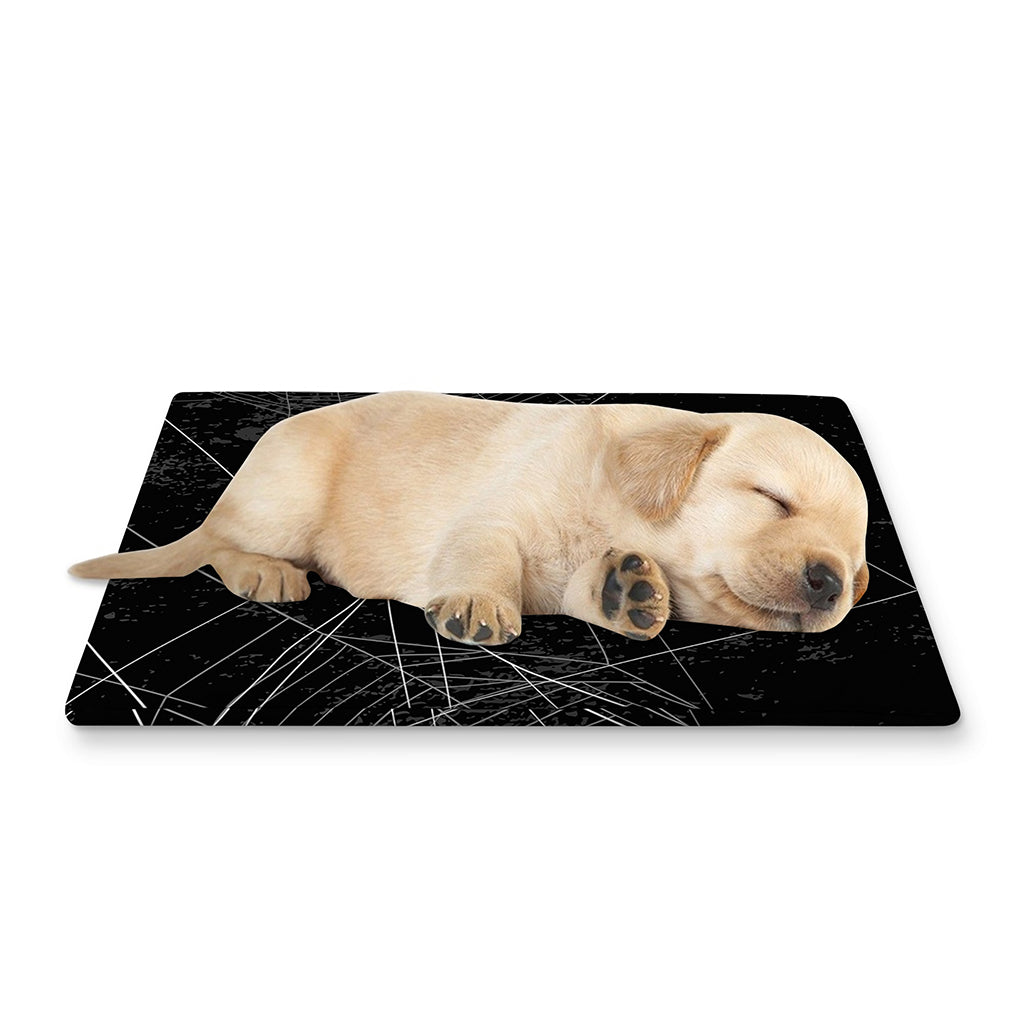 Halloween Spider Web Print Pet Cooling Mat Cover