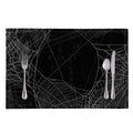 Halloween Spider Web Print Placemat