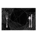 Halloween Spider Web Print Placemat